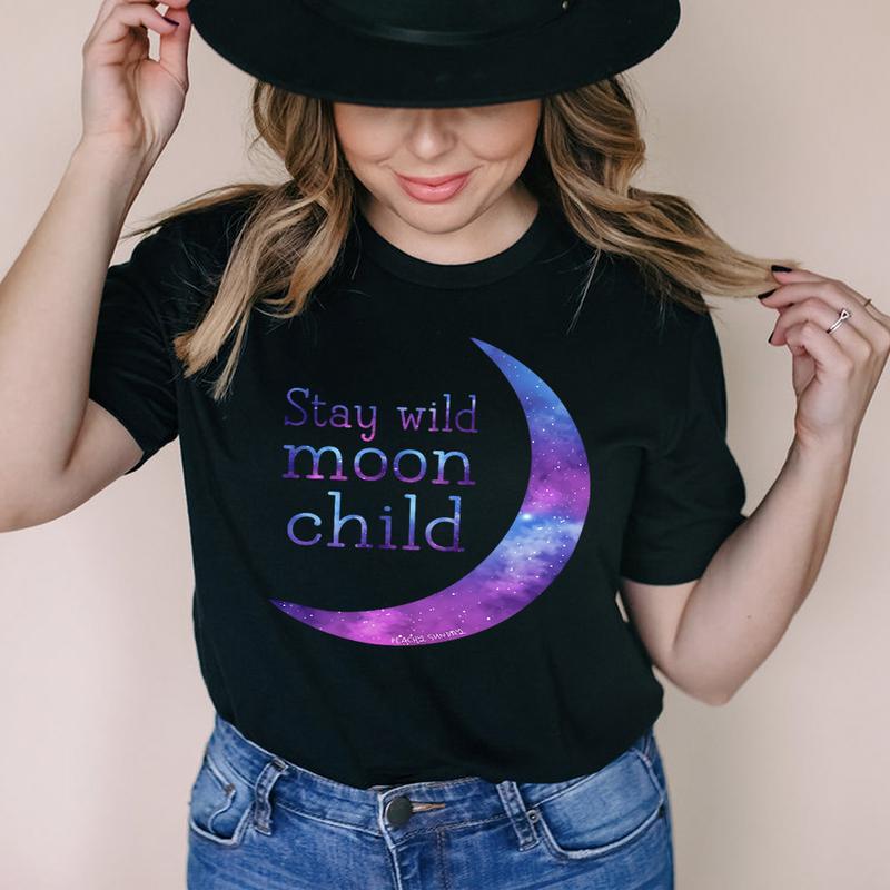 Stay Wild Moon Child T-Shirt shopmerchmallow Stay Wild Moon Child T-Shirt