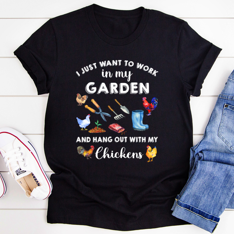 I Just Want To Work In My Garden T-Shirt shopmerchmallow I Just Want To Work In My Garden T-Shirt