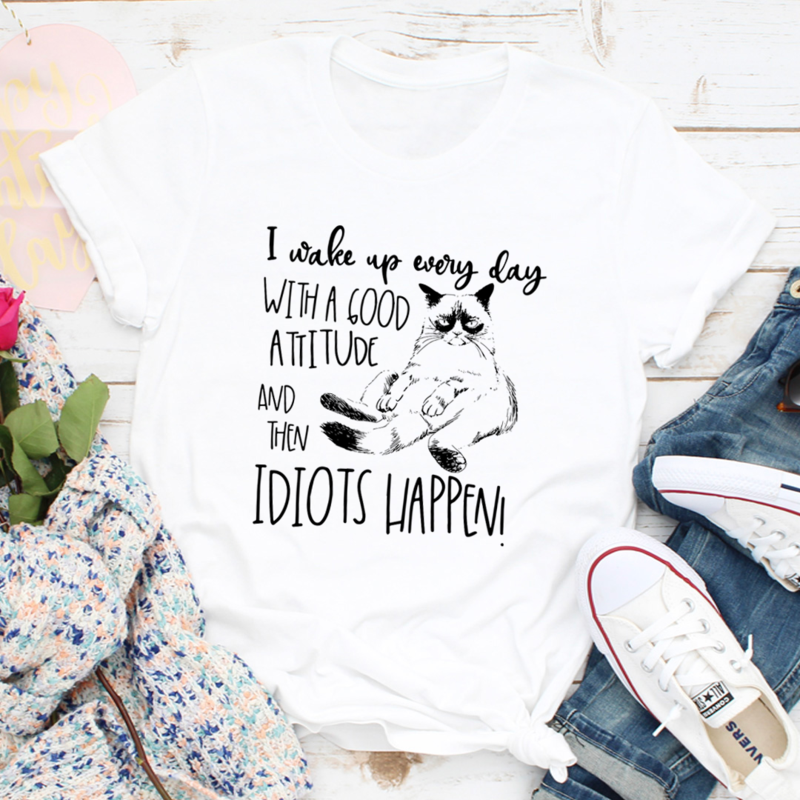 I Wake Up Every Day With A Good Attitude T-Shirt shopmerchmallow I Wake Up Every Day With A Good Attitude T-Shirt