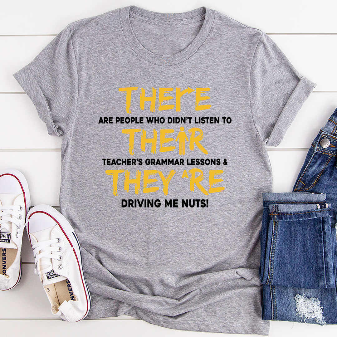 There Their & They're T-Shirt shopmerchmallow There Their & They're T-Shirt