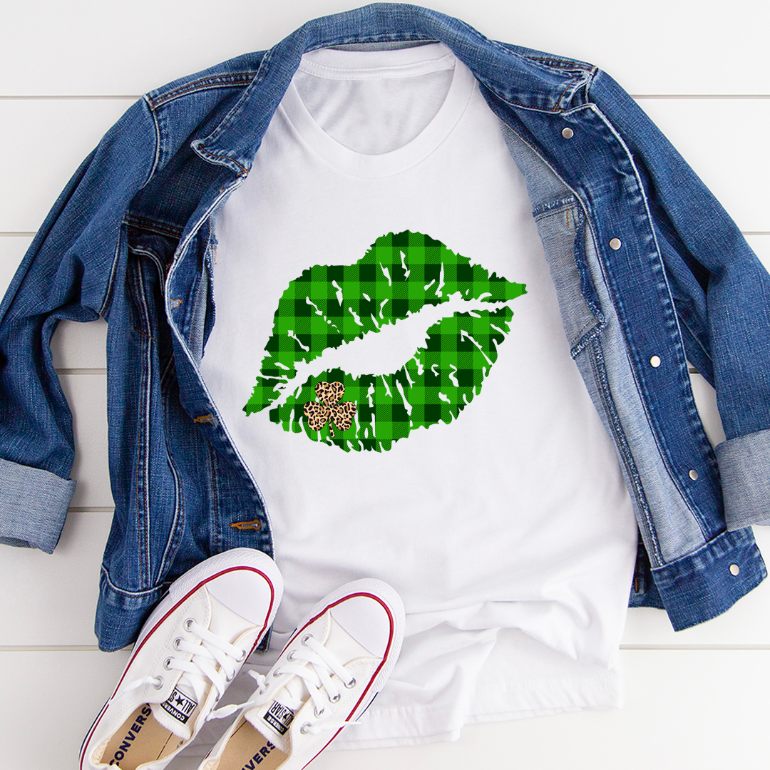 Shamrock Lips T-Shirt shopmerchmallow Shamrock Lips T-Shirt