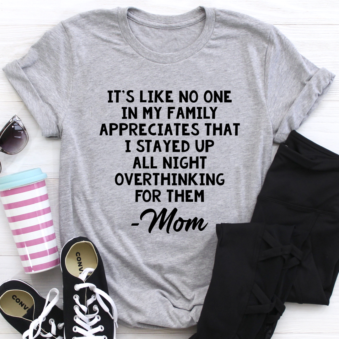 Overthinking Mom T-Shirt shopmerchmallow Overthinking Mom T-Shirt