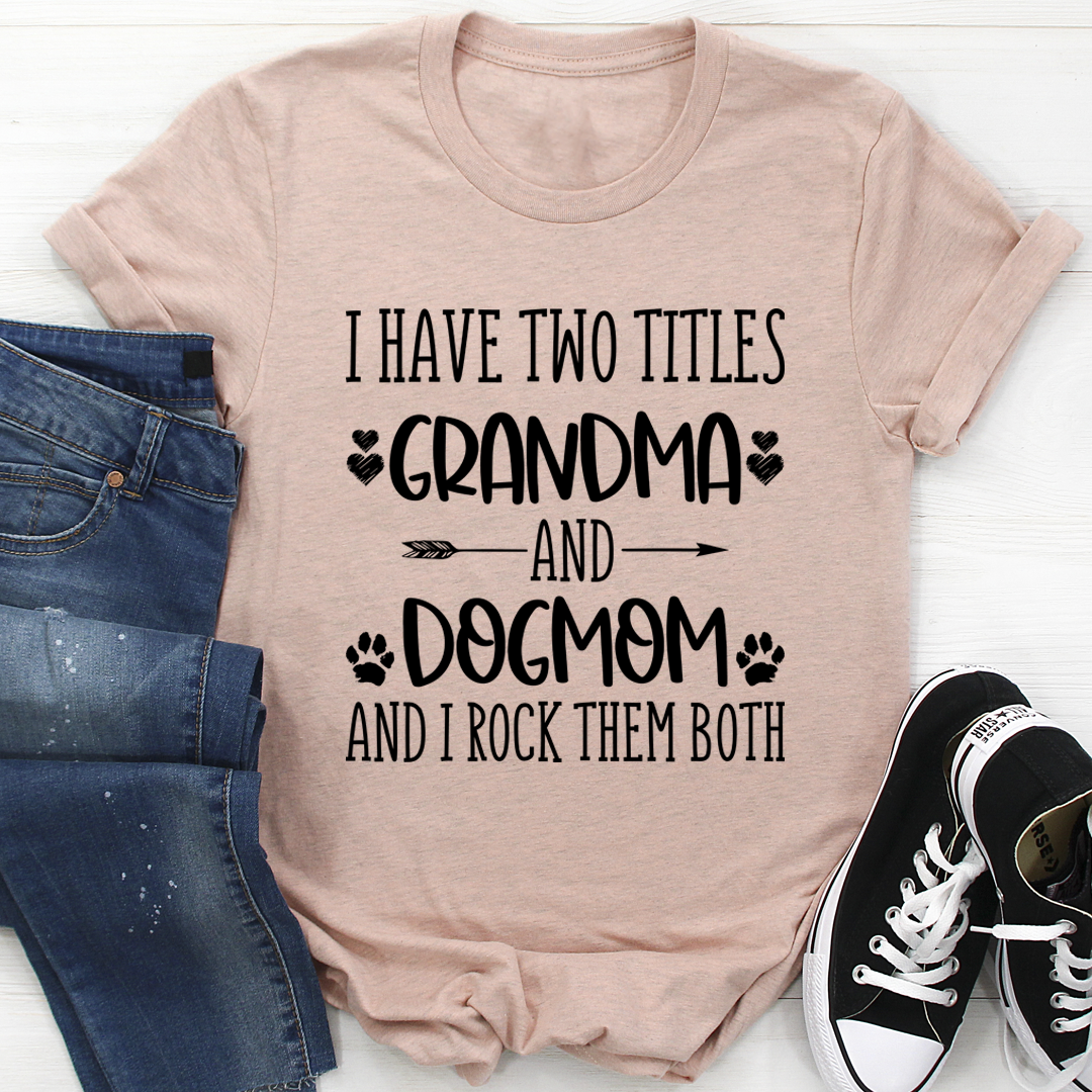 Grandma & Dogmom T-Shirt shopmerchmallow Grandma & Dogmom T-Shirt
