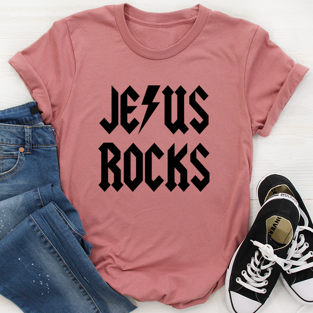 Jesus Rocks T-Shirt shopmerchmallow Jesus Rocks T-Shirt