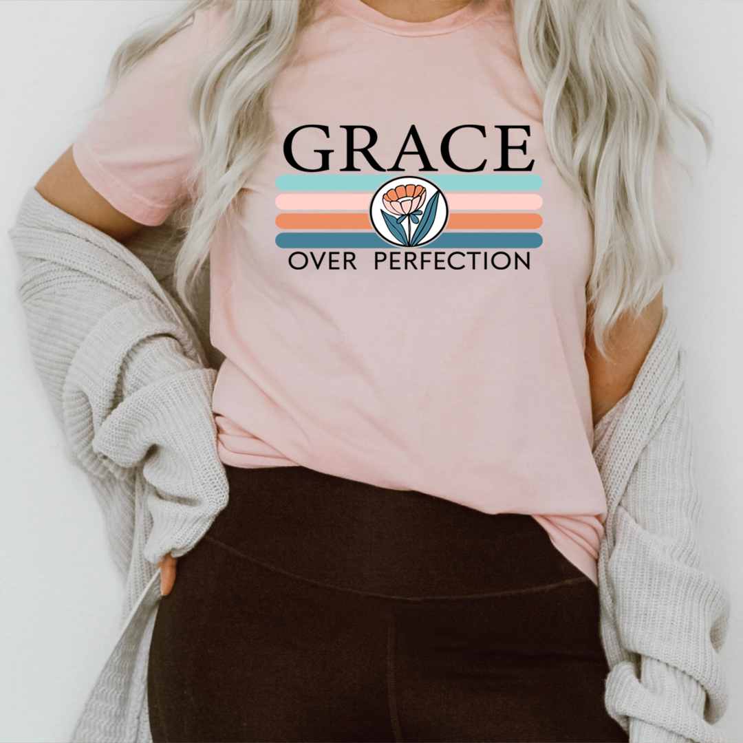 Grace Over Perfection T-Shirt shopmerchmallow Grace Over Perfection T-Shirt
