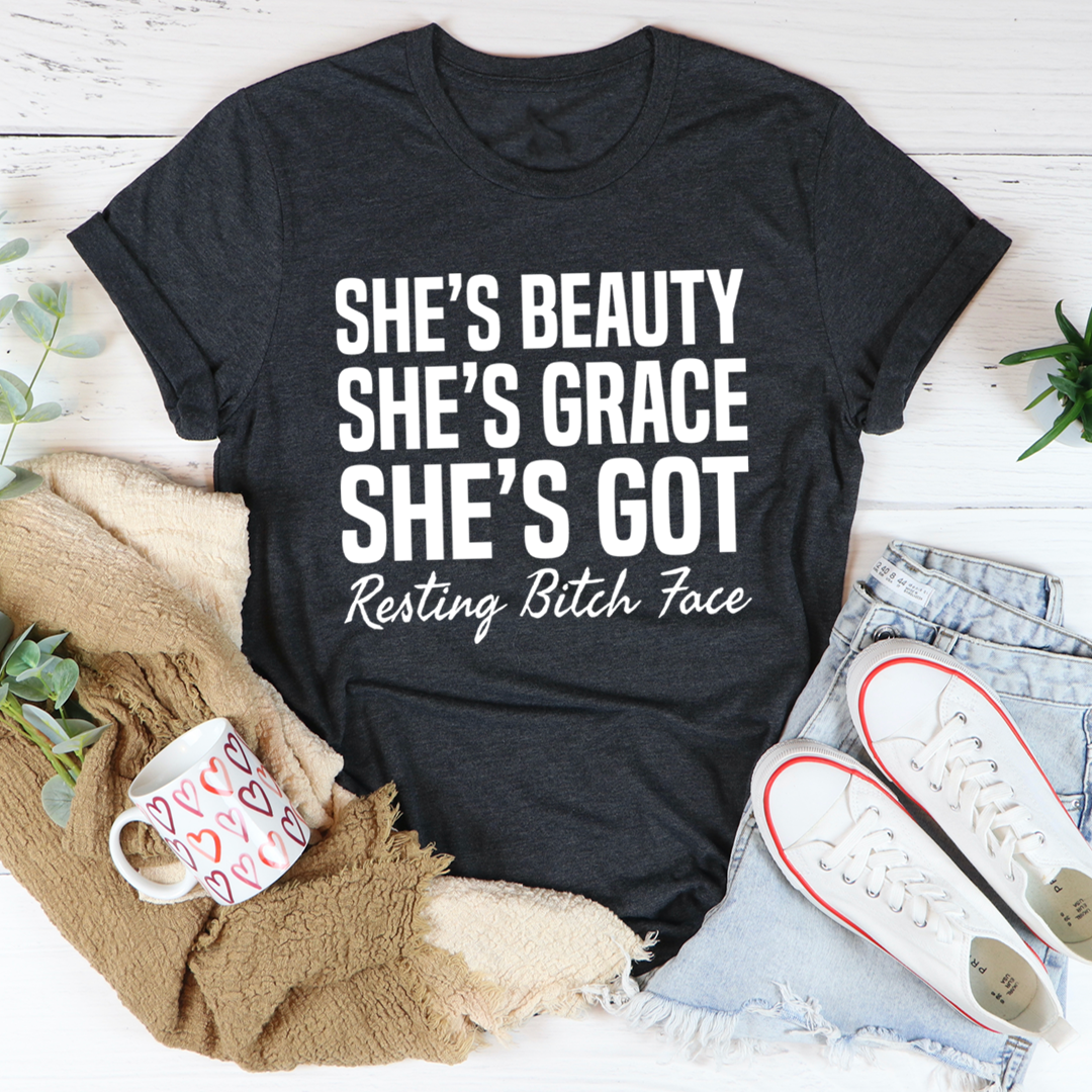 She's Beauty She's Grace T-Shirt shopmerchmallow She's Beauty She's Grace T-Shirt