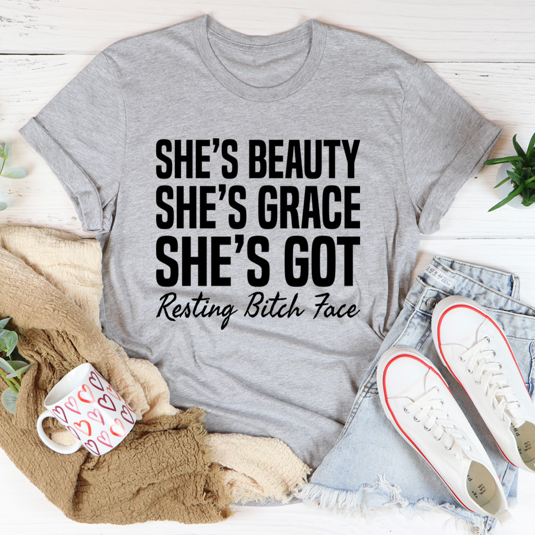 She's Beauty She's Grace T-Shirt shopmerchmallow She's Beauty She's Grace T-Shirt