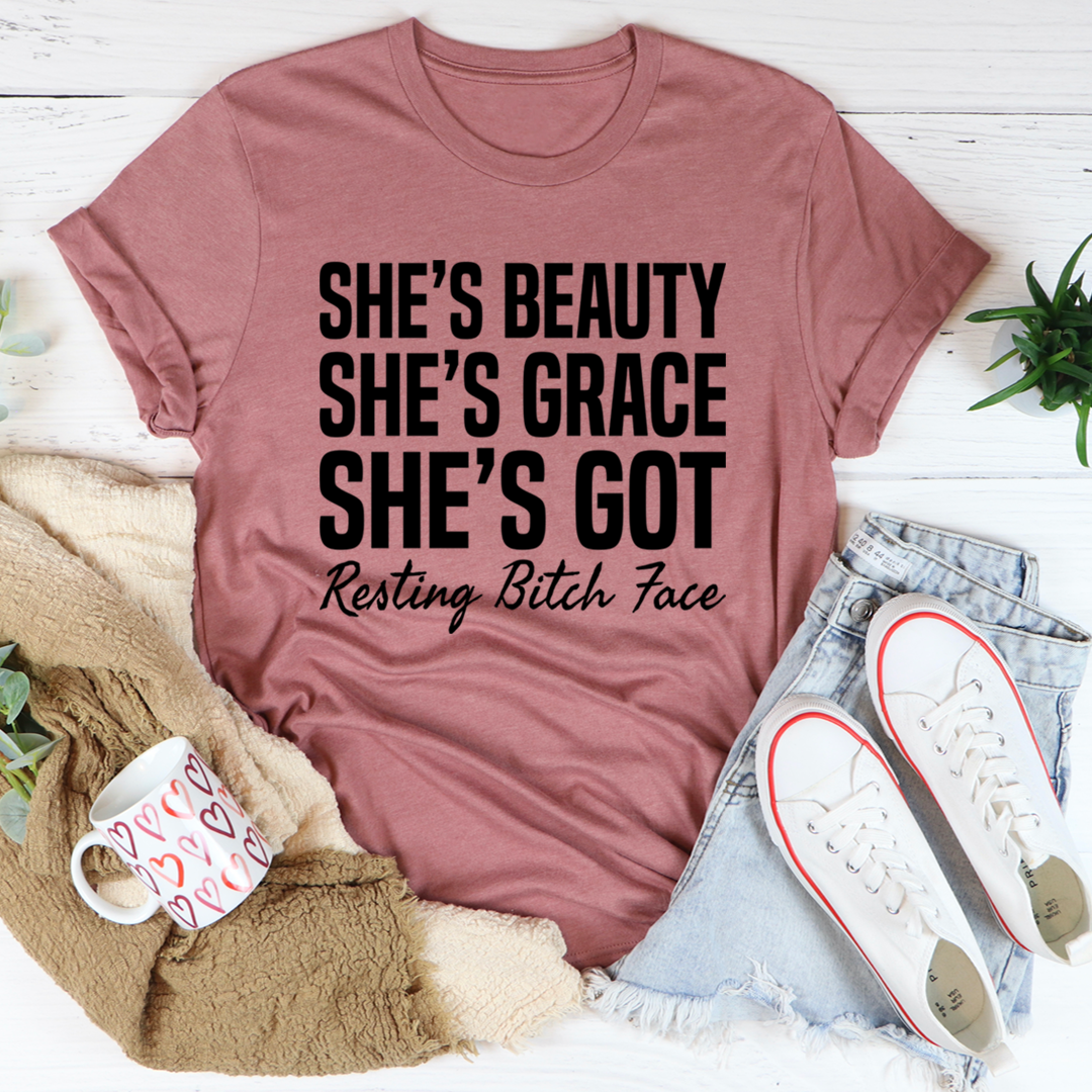 She's Beauty She's Grace T-Shirt shopmerchmallow She's Beauty She's Grace T-Shirt