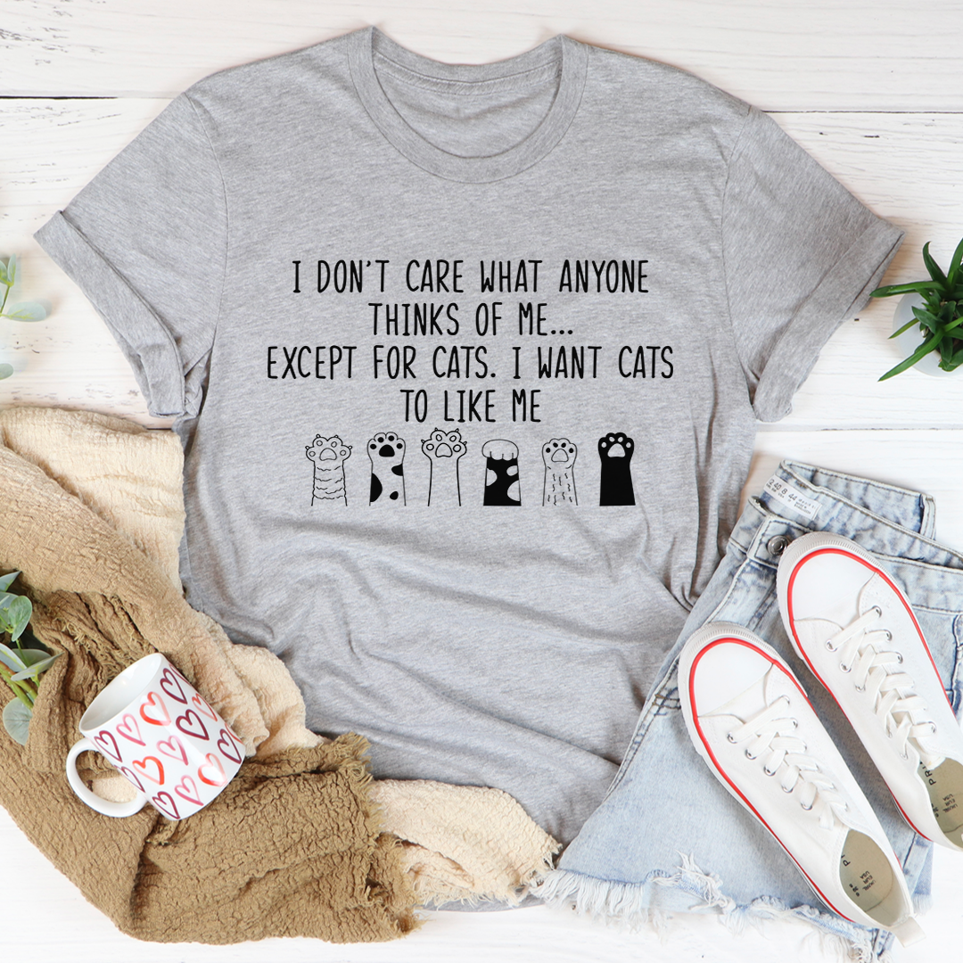 I Want Cats To Like Me T-Shirt shopmerchmallow I Want Cats To Like Me T-Shirt