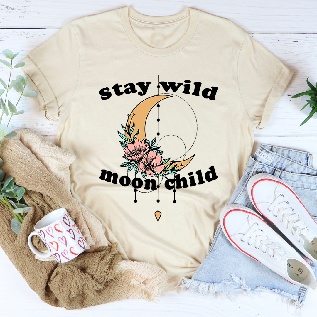 Stay Wild Moon Child Boho T-Shirt shopmerchmallow Stay Wild Moon Child Boho T-Shirt