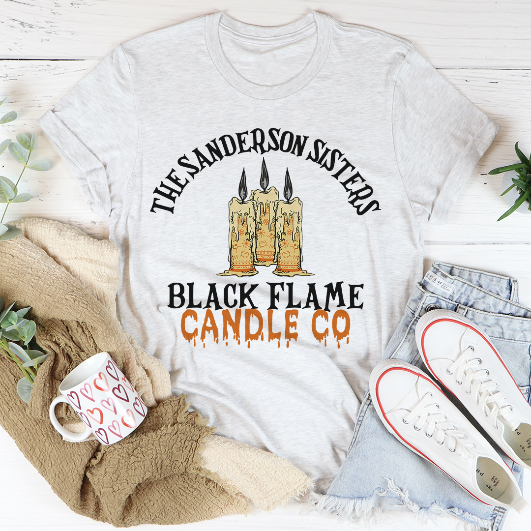 The Sanderson Sisters Black Flame Candle Co T-Shirt shopmerchmallow The Sanderson Sisters Black Flame Candle Co T-Shirt