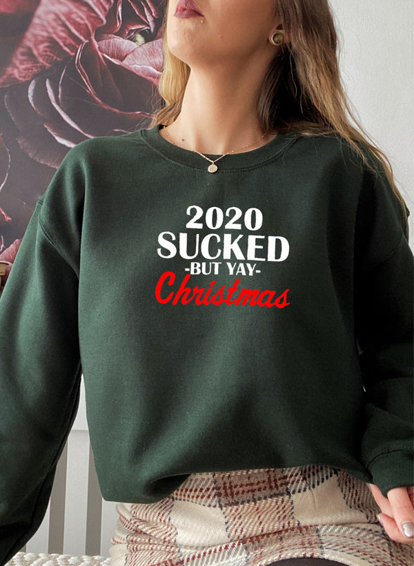 2020 Sucked Buy Yay Christmas Sweat Shirt shopmerchmallow Virgin Teez - Black Hoodie