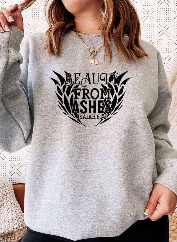 Beauty From Ashes Isaiah Sweat Shirt shopmerchmallow Virgin Teez - Black Hoodie
