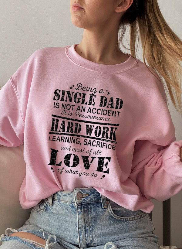 Being A Single Dad Sweat Shirt shopmerchmallow Virgin Teez - Black Hoodie