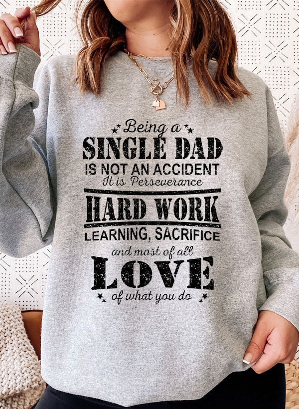 Being A Single Dad Sweat Shirt shopmerchmallow Virgin Teez - Black Hoodie
