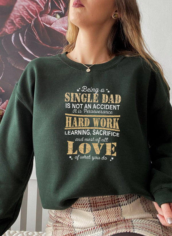Being A Single Dad Sweat Shirt shopmerchmallow Virgin Teez - Black Hoodie