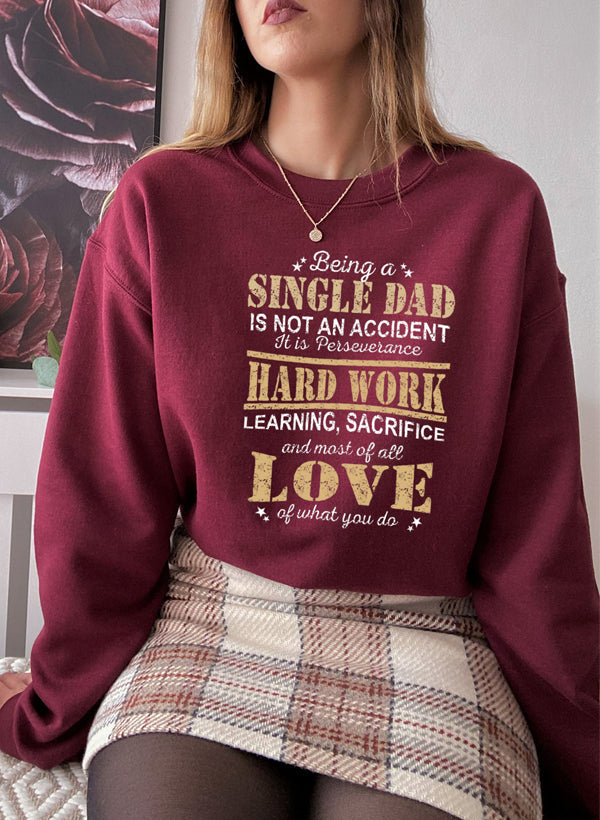 Being A Single Dad Sweat Shirt shopmerchmallow Virgin Teez - Black Hoodie