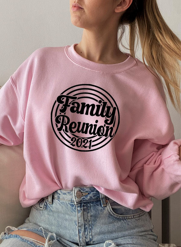 Family Reunion 2021 Sweat Shirt shopmerchmallow Virgin Teez - Black Hoodie