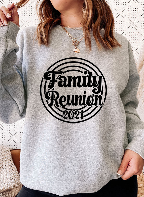 Family Reunion 2021 Sweat Shirt shopmerchmallow Virgin Teez - Black Hoodie