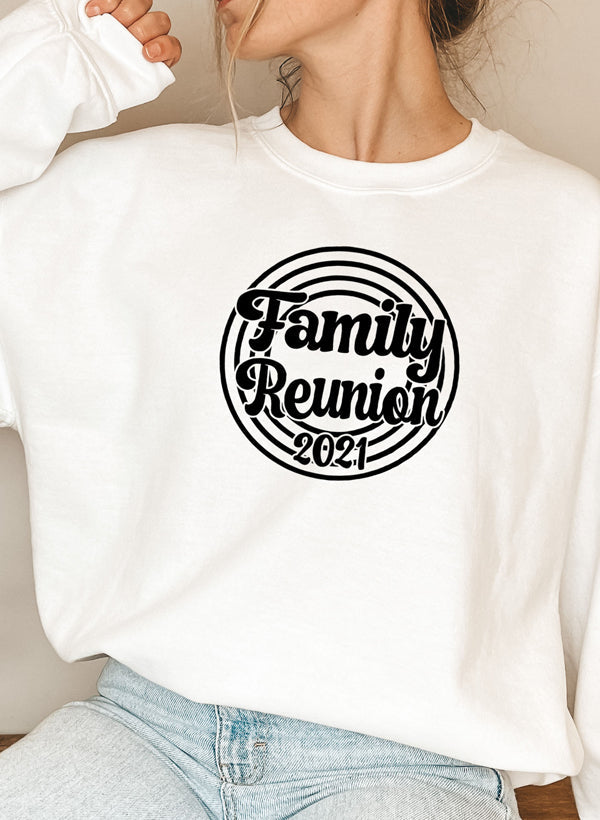 Family Reunion 2021 Sweat Shirt shopmerchmallow Virgin Teez - Black Hoodie