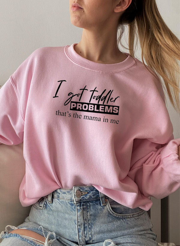 I Got Toddler Problems Sweat Shirt shopmerchmallow Virgin Teez - Black Hoodie