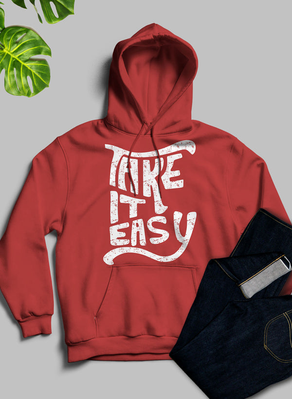 It Easy Hoodie shopmerchmallow Virgin Teez - Black Hoodie