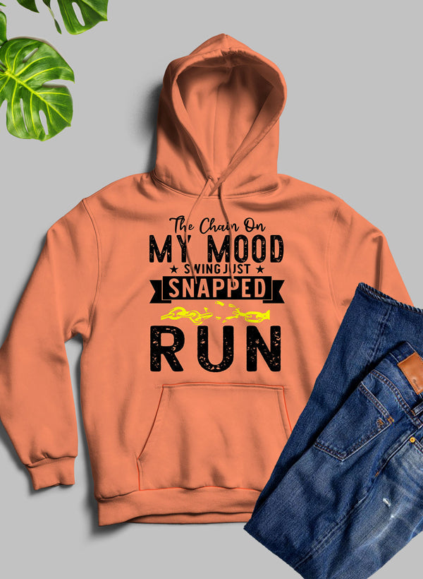 The Chain On My Mood Swing Just Snapped Hoodie shopmerchmallow Virgin Teez - Black Hoodie