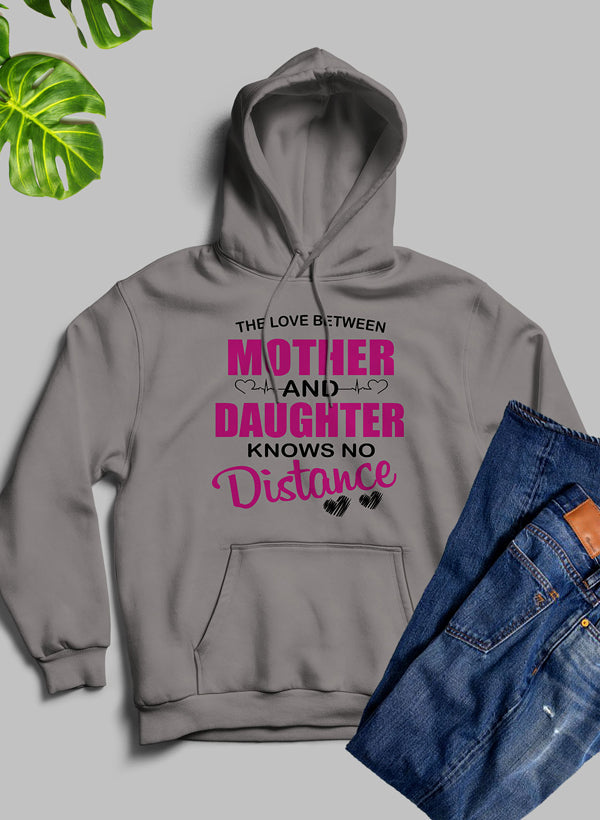 The Love Between Mother & Daughter Hoodie shopmerchmallow Virgin Teez - Black Hoodie