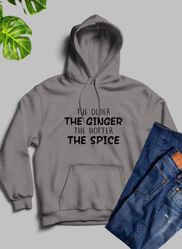 The Older The Ginger Hoodie shopmerchmallow Virgin Teez - Black Hoodie