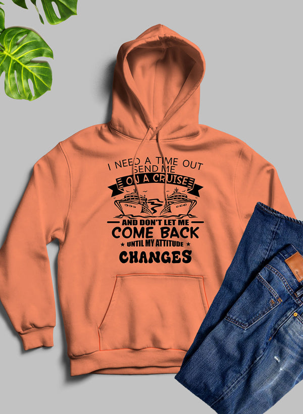 Time Out Hoodie shopmerchmallow Virgin Teez - Black Hoodie