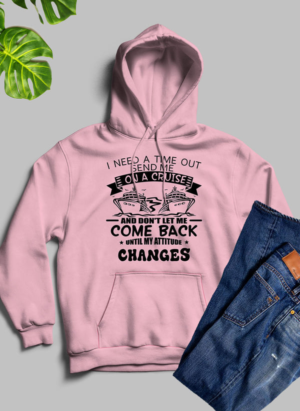 Time Out Hoodie shopmerchmallow Virgin Teez - Black Hoodie
