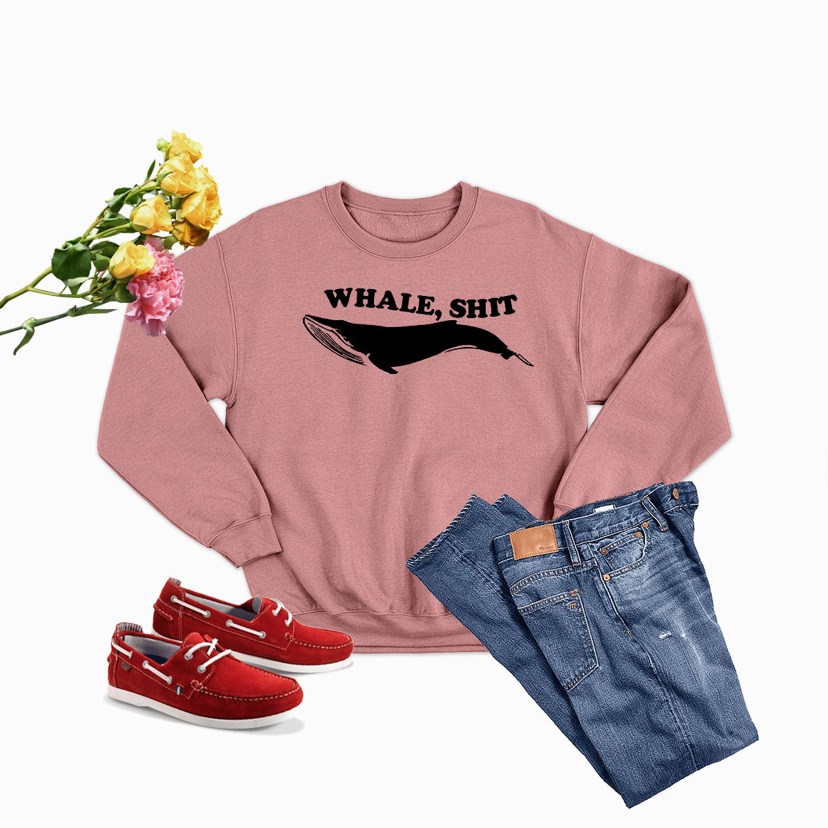 Whale Sweat Shirt shopmerchmallow Whale Sweat Shirt