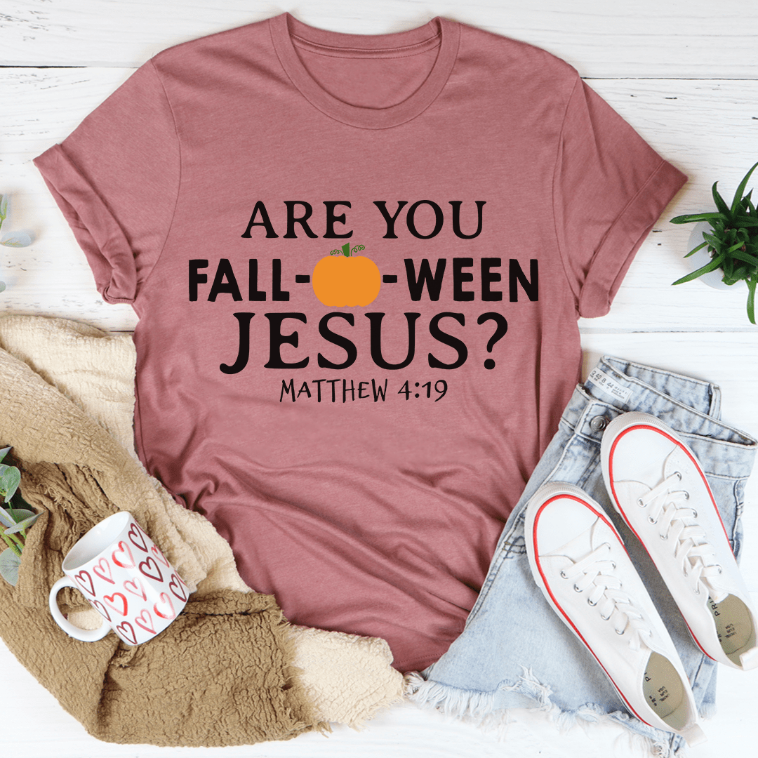 Are You Falloween Jesus T-Shirt shopmerchmallow Are You Falloween Jesus T-Shirt