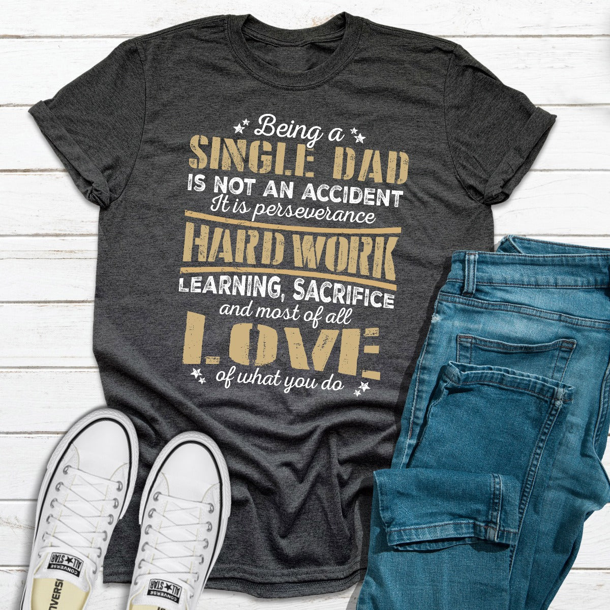 Being A Single Dad T-Shirt shopmerchmallow Being A Single Dad T-Shirt