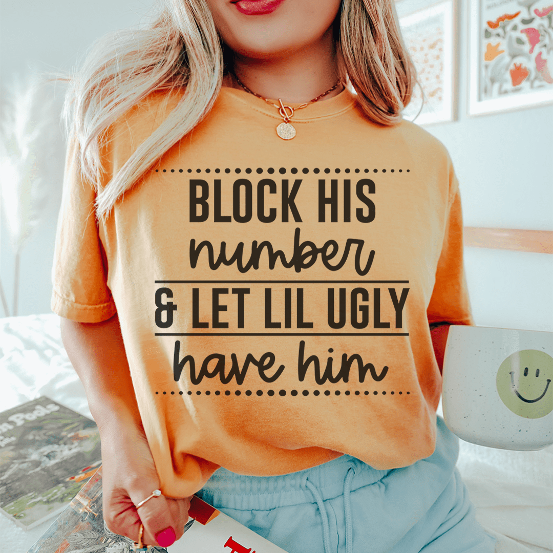 Block His Number T-Shirt shopmerchmallow Block His Number T-Shirt