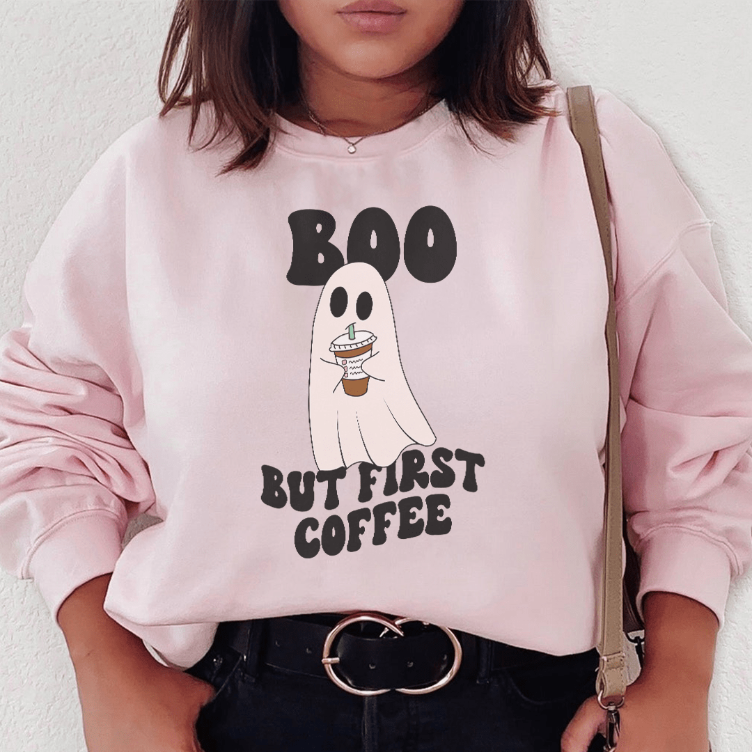 Boo But First Coffee shopmerchmallow Boo But First Coffee