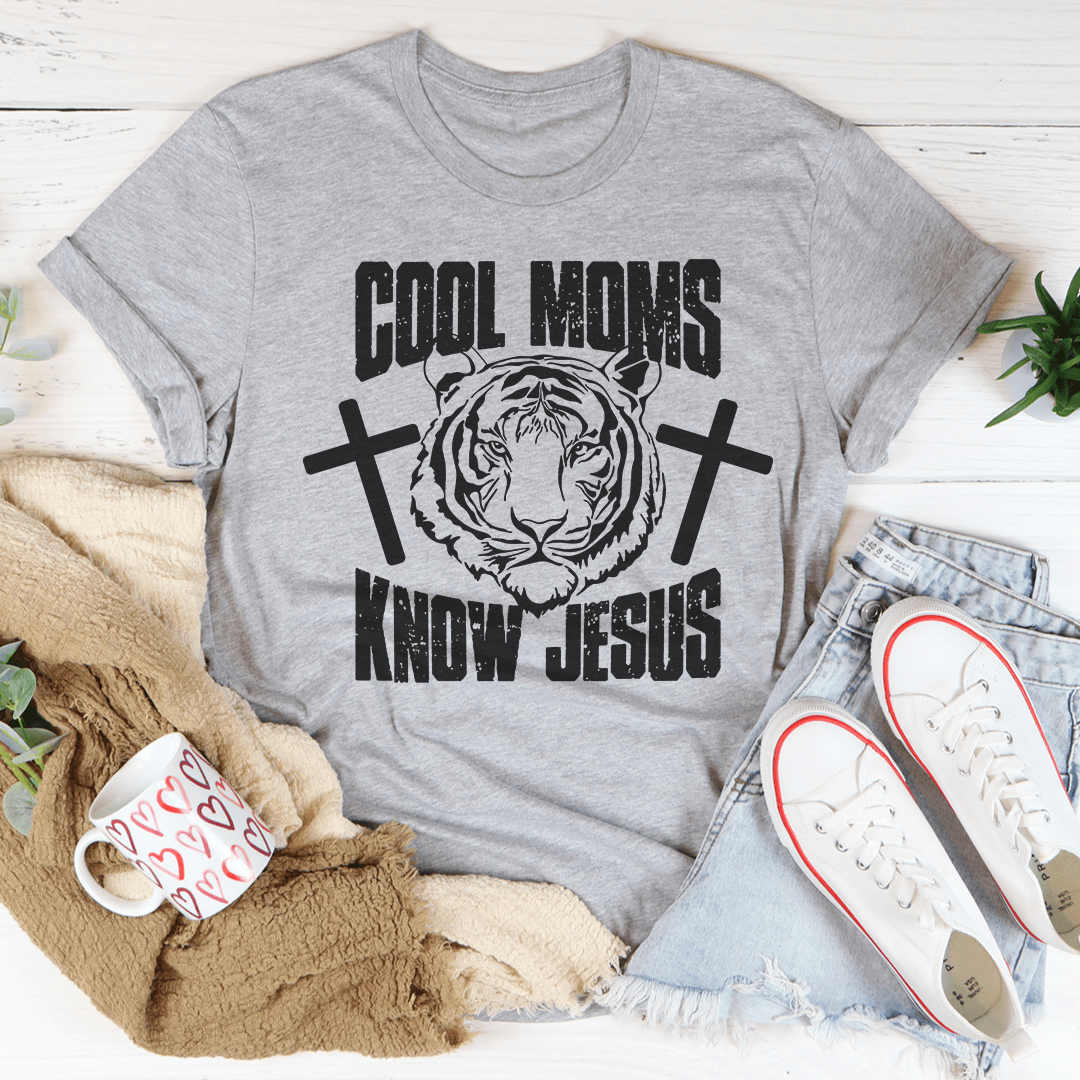 Cool Moms Know Jesus T-Shirt shopmerchmallow Cool Moms Know Jesus T-Shirt