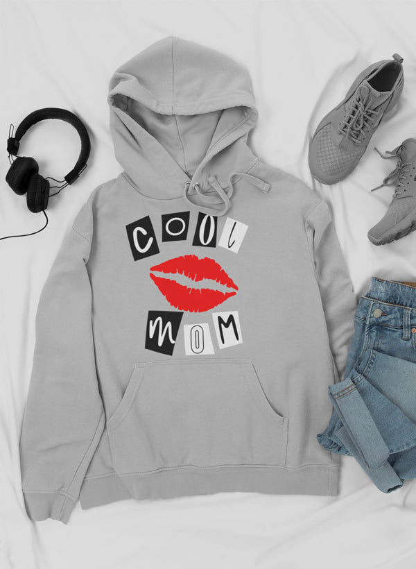 Cool Mom Lips Hoodie shopmerchmallow Virgin Teez - Black Hoodie