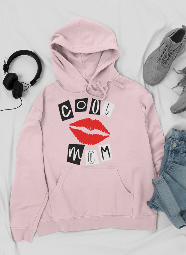 Cool Mom Lips Hoodie shopmerchmallow Virgin Teez - Black Hoodie
