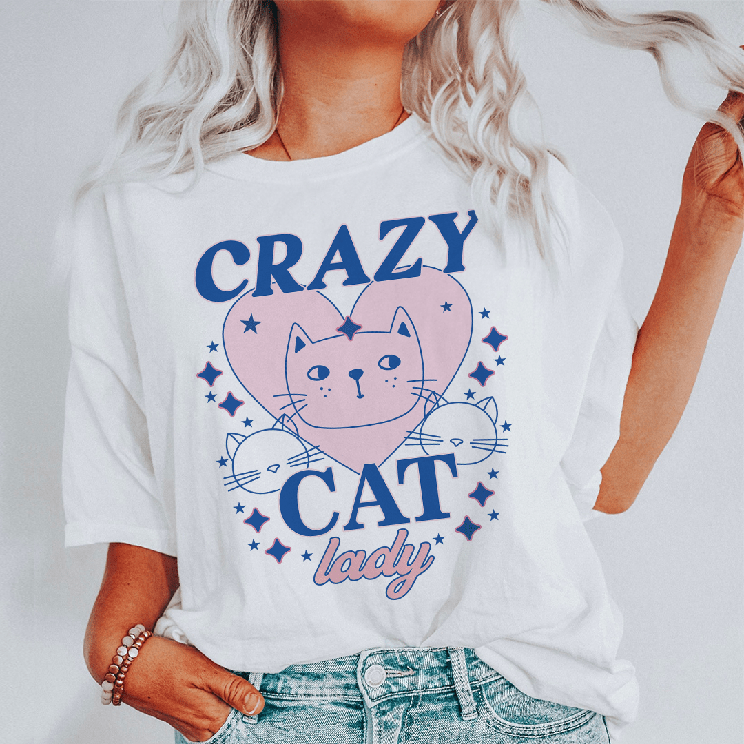 Crazy Cat Lady T-Shirt shopmerchmallow Crazy Cat Lady T-Shirt