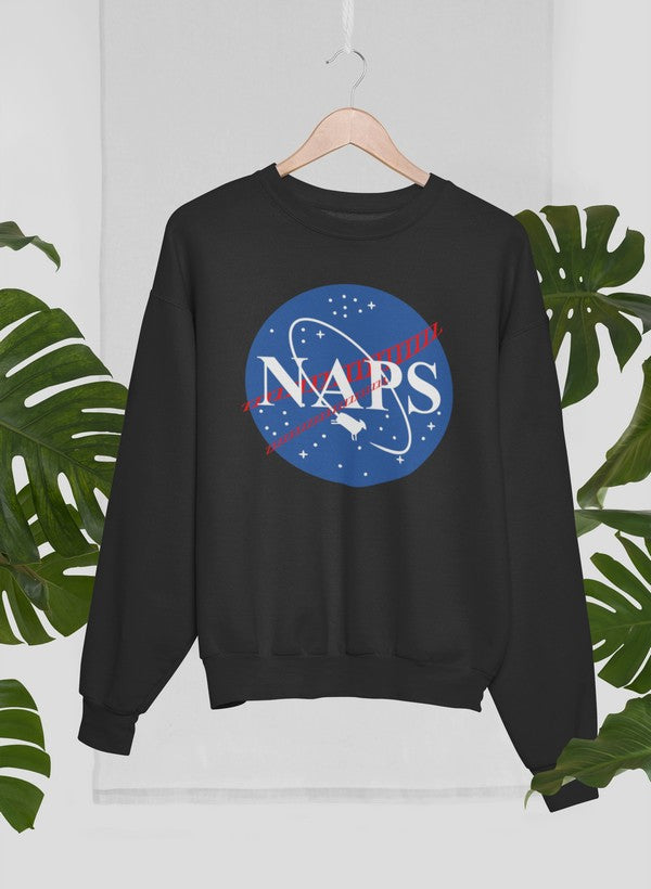 Naps Sweat Shirt shopmerchmallow Virgin Teez - Black Hoodie