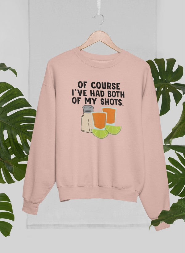 Of Course Ive Had Both Of My Tequila Shots Sweat Shirt shopmerchmallow Virgin Teez - Black Hoodie