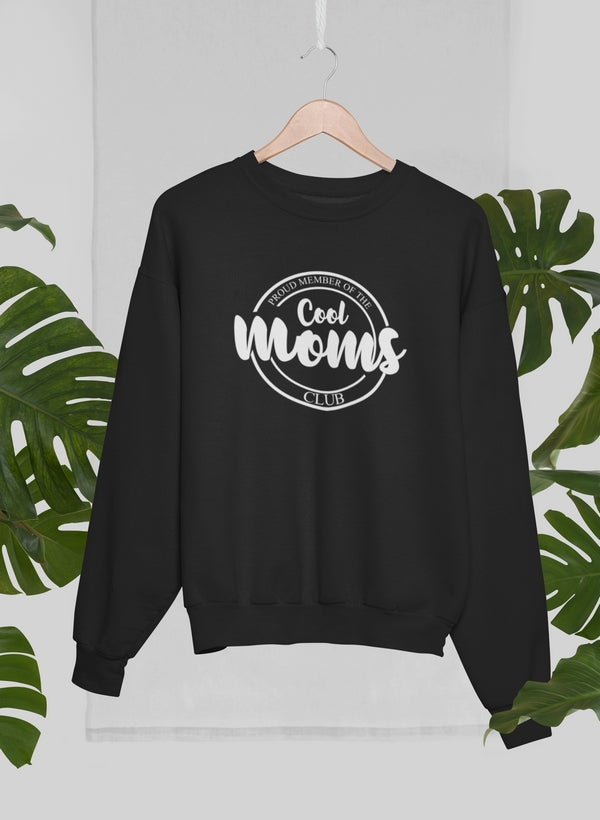 Proud Member Of The Cool Moms Club Sweat Shirt shopmerchmallow Virgin Teez - Black Hoodie