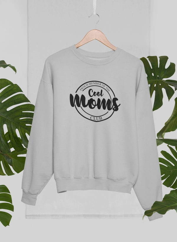Proud Member Of The Cool Moms Club Sweat Shirt shopmerchmallow Virgin Teez - Black Hoodie
