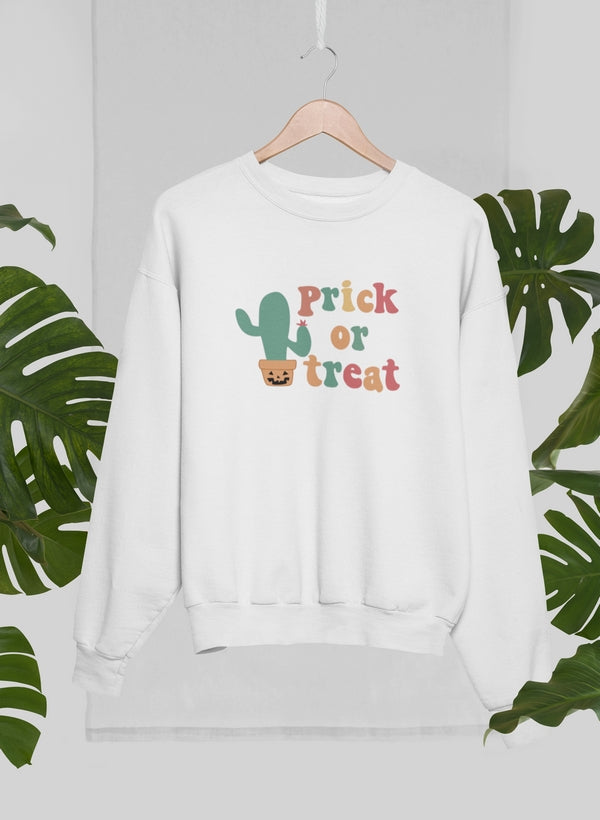 Prick Or Treat Sweat Shirt shopmerchmallow Virgin Teez - Black Hoodie