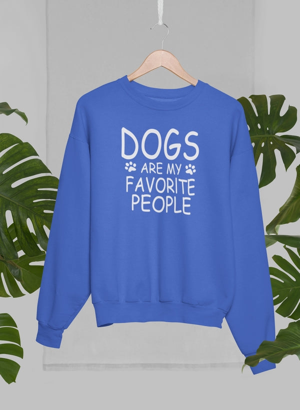 Dogs Are My Favorite People Sweat Shirt shopmerchmallow Virgin Teez - Black Hoodie