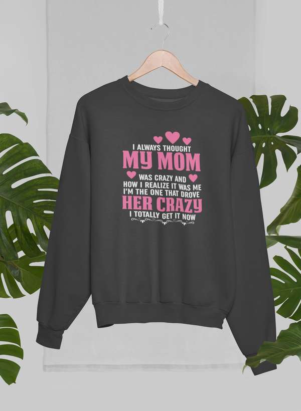 I Always Thought Sweat Shirt shopmerchmallow Virgin Teez - Black Hoodie