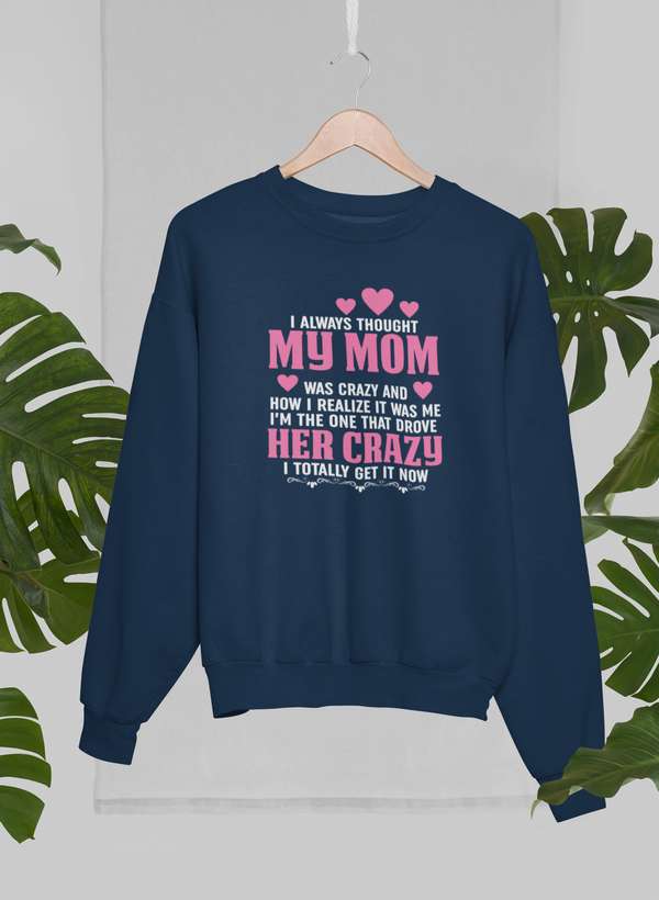 I Always Thought Sweat Shirt shopmerchmallow Virgin Teez - Black Hoodie