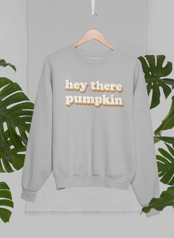 Hey There Pumpkin Sweat Shirt shopmerchmallow Virgin Teez - Black Hoodie