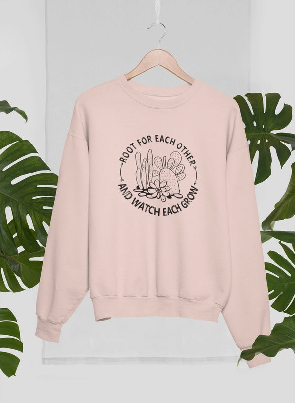 Root For Each Other Sweat Shirt shopmerchmallow Virgin Teez - Black Hoodie